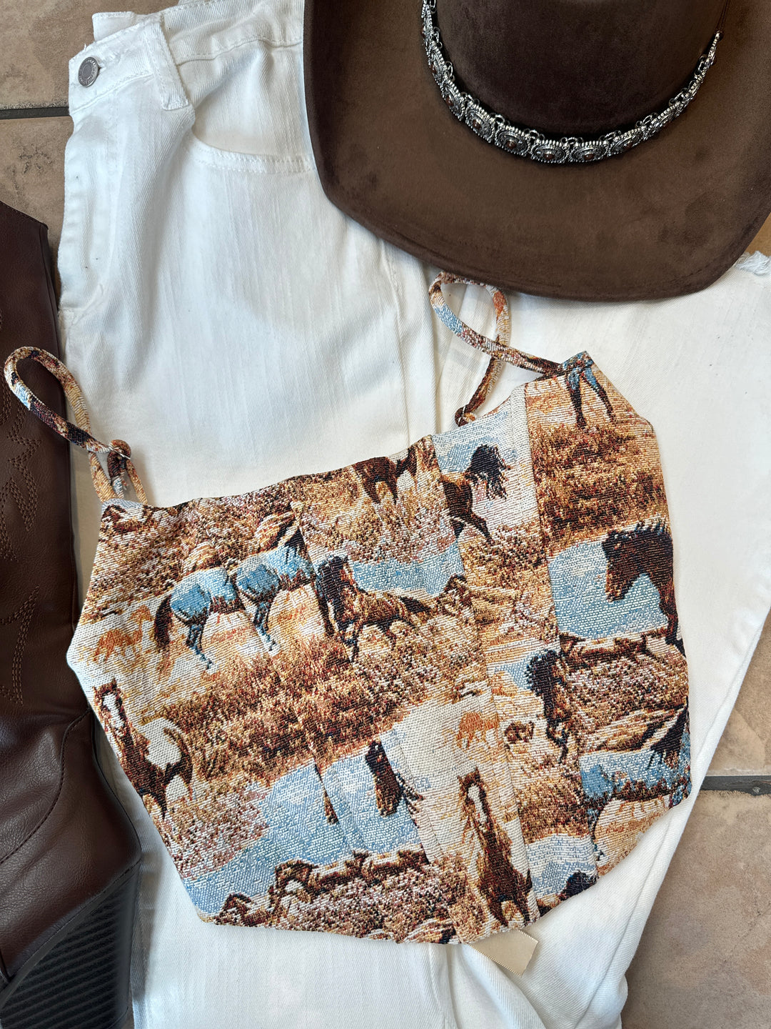 Chocolate Brown Cowboy Hat with Silver Concho Band