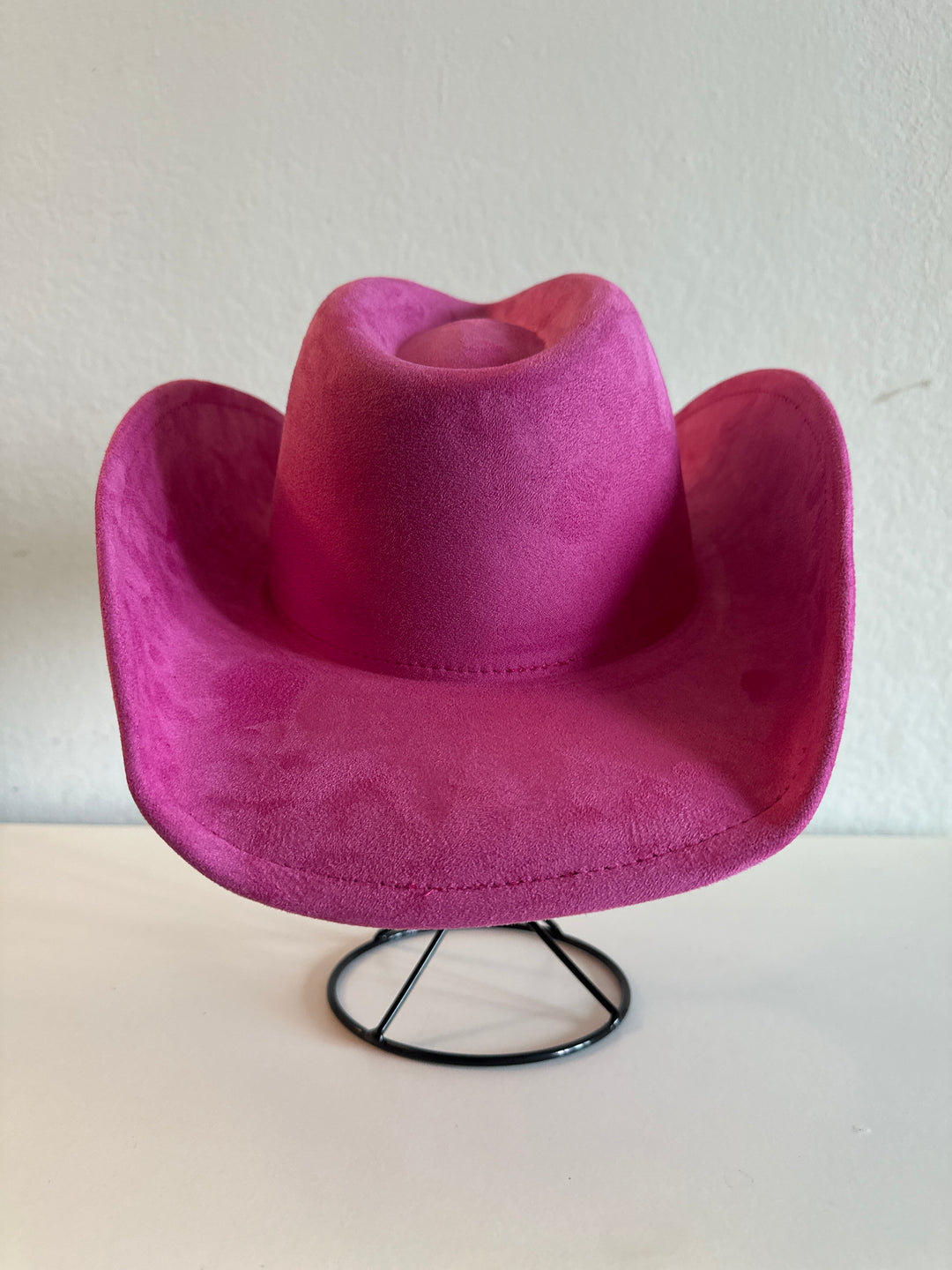 Fuchsia Star-Embellished Cowboy Hat