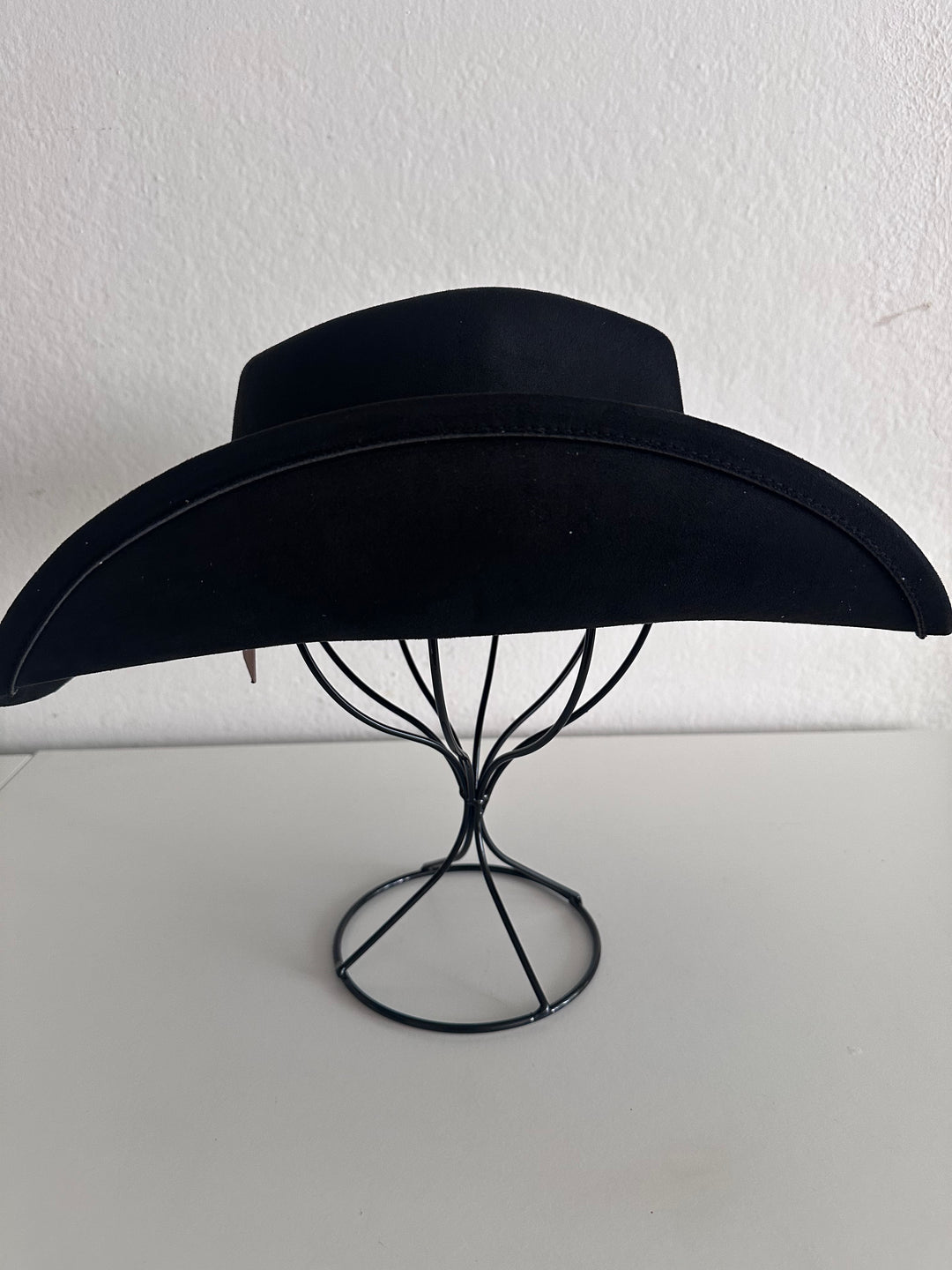 Black Cowboy Hat with Rhinestone Band