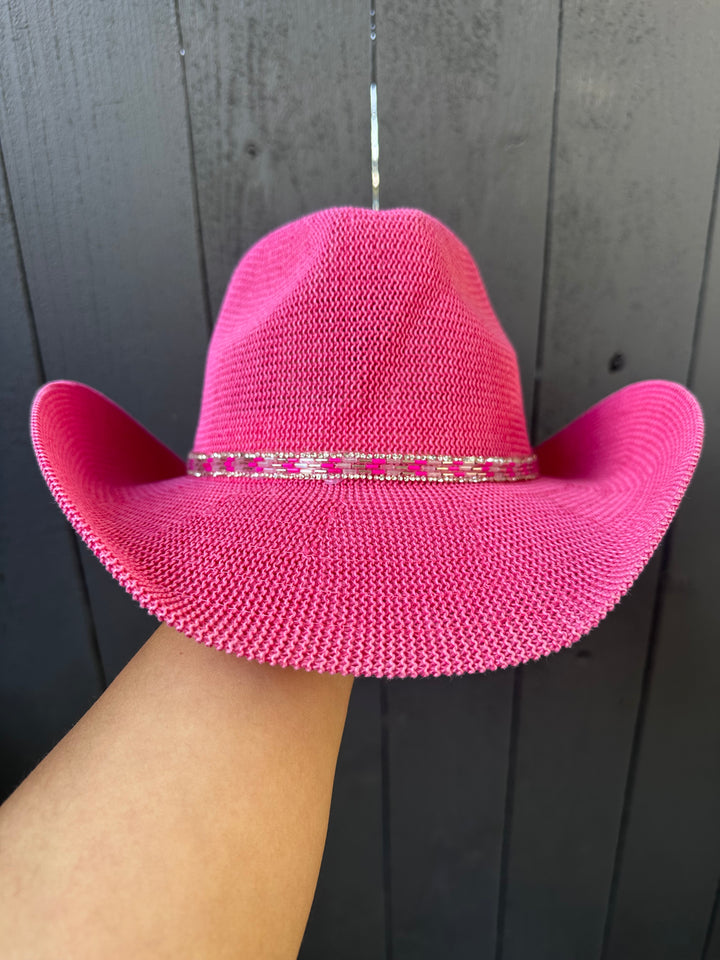 Pretty in Pink Western Hat