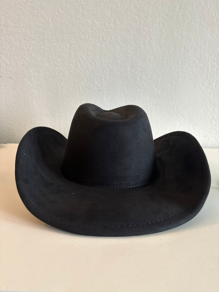 Black Star-Embellished Cowboy Hat