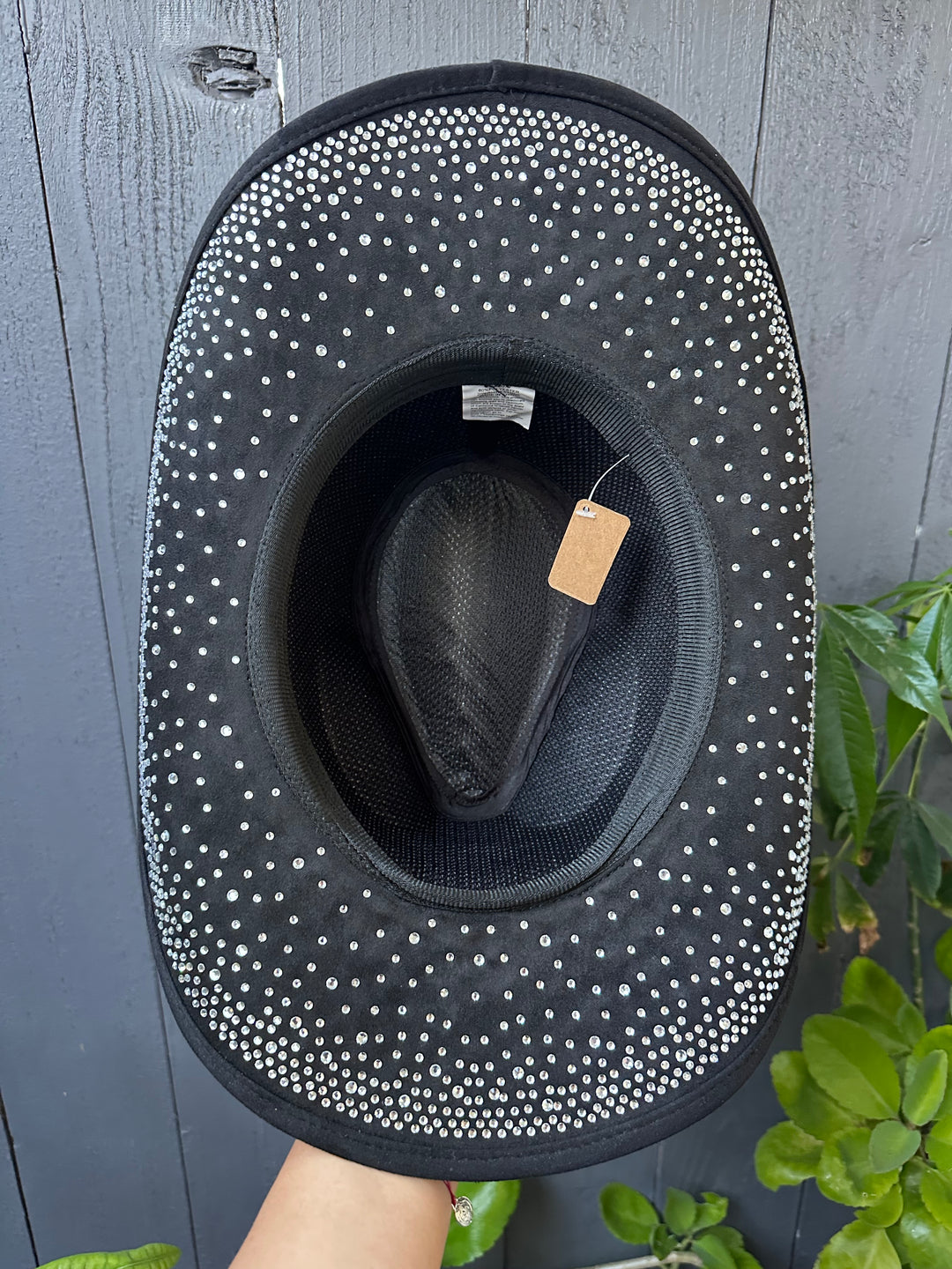 Black Embellished Cowgirl Hat
