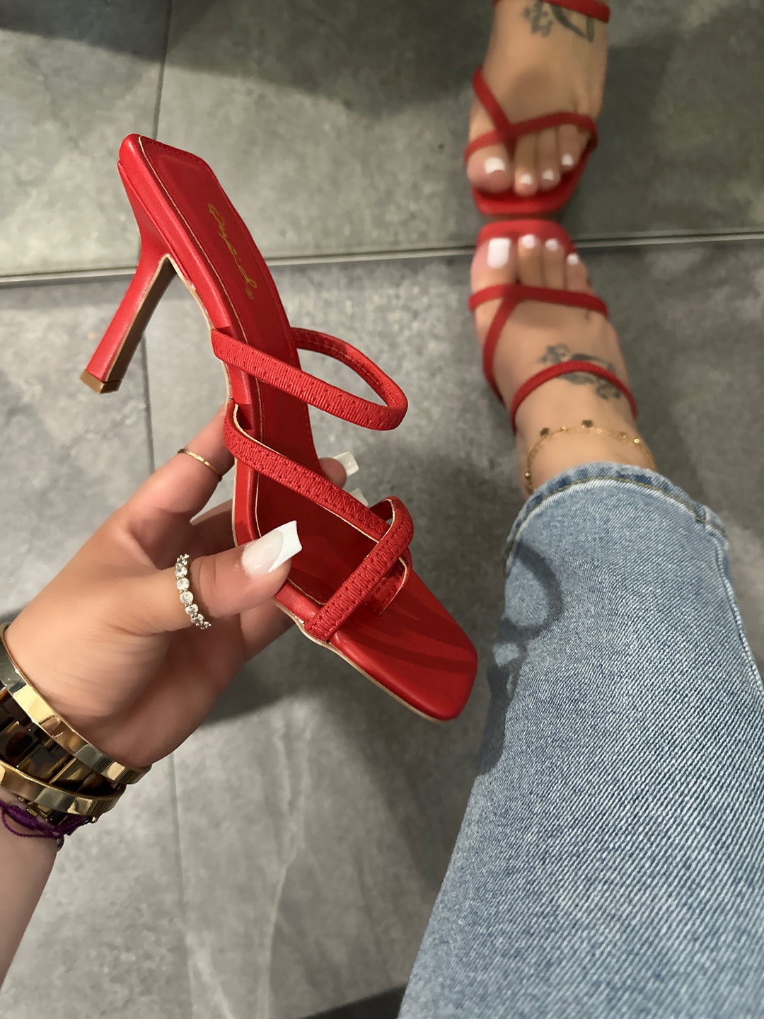 May Heel- Red