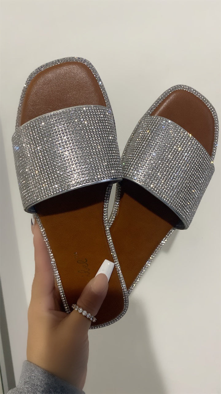 Nelly Sandal- Silver